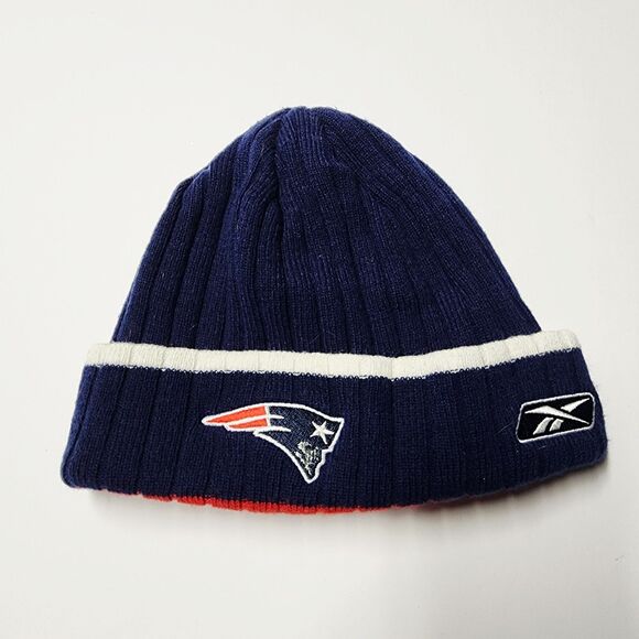 Reebok Other - VTG Y2K New England Patriots Reebok NFL Football Cuffed Beanie EUC Mid 2000s